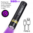 Alonefire SV77 10W 365nm UV Flashlight Ultraviolet Black Light Pet Moss Detector For Cat Dog Stains Bed Bug Moldy Food
