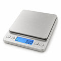 Digital Kitchen Scale Stainless Steel Food Scale with LCD Display for Precise Weighing of Cooking Ingredients Diet