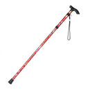 Lightweight Elderly Care Gift Aluminum Alloy Made Hiking Poles Non-slip Crutches Folding Trekking Stick Telescopic Walking Cane
