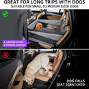Pet Car Nest Bed, Full Coverage Back Seat Hammock Extender for Cars, Waterproof Scratchproof with Mesh Pocket for All Size Dogs