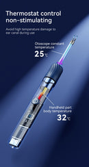 3 in 1 Wi-Fi Enabled Ear Pick Tweezers 12MP Camera Earwax Removal Tool with Rechargeable Battery Ear Cleaner with Tweezers Tools