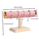 New T-bar Jewelry Chain Hairband Watch Necklace Bracelet Display Stand Rack Holder Fashion Woman Colors Gold Size Style