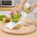 Fries Grid Stainless Potato Grid Steel Potato Kitchen Wooden Home Chip Shred Potato Vegetable Cutter Grater Slicer or Hand Guard