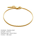 EManco Wire Chain Bracelet Fashion Trend New Personalized Men's White Gold Bracelet Non-Fading Color Wholesale Jewelry