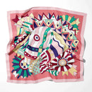 70cm*70cm Fashion 2025 Design Print Silk Square Scarf Women Floral Foulard Horse Hairband Neckerchief Hijab Headband Bandana