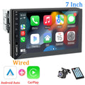 Hippcron Car Radio 1 Din Carplay Android Auto Multimedia Player HD 7‘’ Touch Screen FM AUX Input Bluetooth MirrorLink Universal