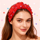 1/3pcs Fashion Valentine's Day Headbands Crystal Love Heart Hairband Headbands Headwear Girls Women Party Hair Accessories