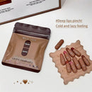 ‌10 Colors Brown Toned Capsule Lipstick Set Smooth Matte Velvet‌ Lasting Mini Lip Balm Smudge Proof High Pigment Lips Makeup Kit