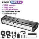 Bicycle Light Front 8000Lumen Bike Light 5000mAh Waterproof Flashlight USB Charging MTB Road Cycling Lamp Accessories