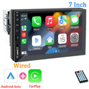 Hippcron Car Radio 1 Din Carplay Android Auto Multimedia Player HD 7‘’ Touch Screen FM AUX Input Bluetooth MirrorLink Universal