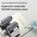 Stainless Steel Wall Mounted Mop Storage Rack No Nail Broom Holder Waterproof Household Organizer for Bathroom Kitchen