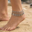 Bohemia Multilayer Rice Bead Anklet Set for Women Fashion Starfish Pendant Anklets Summer Sandy Beach Ankle Chain On Leg Jewelry