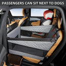 Pet Car Nest Bed, Full Coverage Back Seat Hammock Extender for Cars, Waterproof Scratchproof with Mesh Pocket for All Size Dogs
