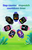 2025 New Smart Watch For Children HD Touch Screen Camera 18 Games Sleep Monitoring Alarm Clock Calculator Birthday Gift Boy Girl