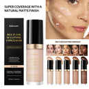 Long-lasting Coverage Concealer Matte Foundation Multi-Use Cream Oil Free Highlight and Retouch Face Makeup Products for Women