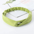 Women Headband Bohemian Elastic Hair Bands Soft Solid Color Girls Hairband Hair Accessories Twisted Knotted Headwrap